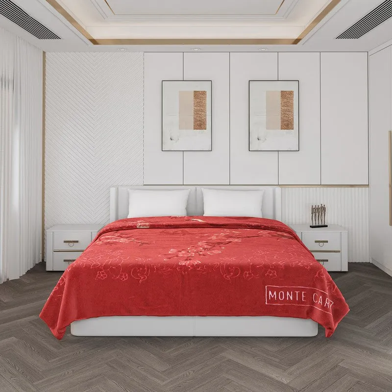 Monte Carlo Crimson Cascade Blanket (Red) - 850 GSM media 4