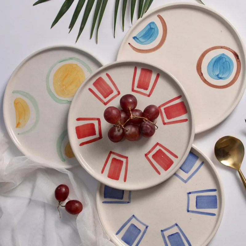 Ring & Brick Ceramic Platter - Set Of Four media 1