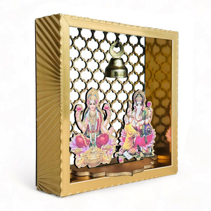 Ganesha Saraswati Wall Mounted Mandir media 4