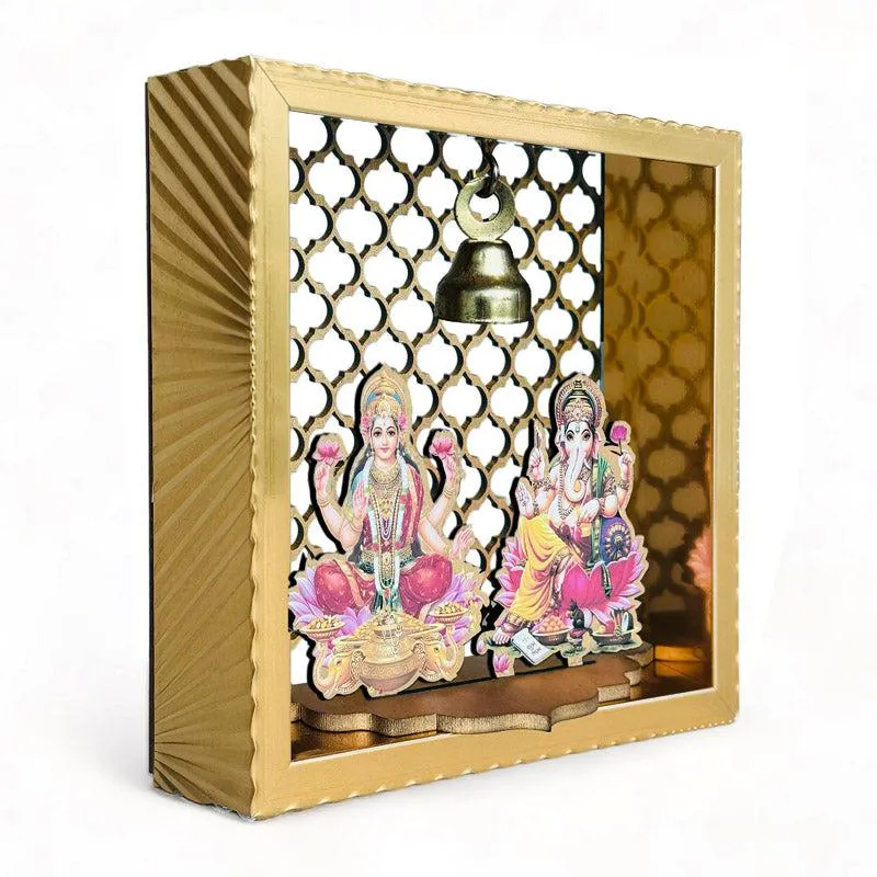 Ganesha Saraswati Wall Mounted Mandir media 4