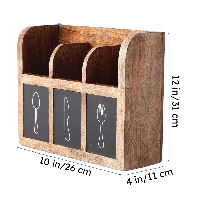 Elite Wooden Cutlery Box media 8
