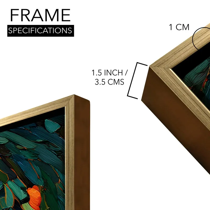 Petal Dreamer Canvas Wall Painting With Frame media 8