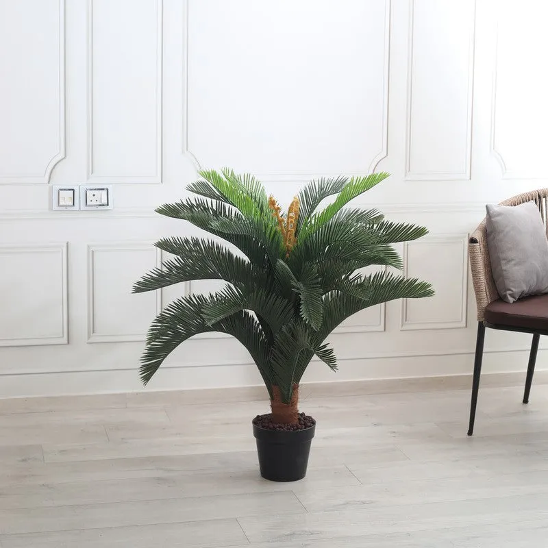 LeafEssence Artificial Plant With Black Plastic Pot - 3.5 ft media 4