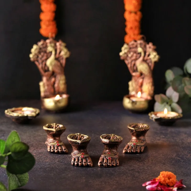 Charan Diya - Set Of Four media 8