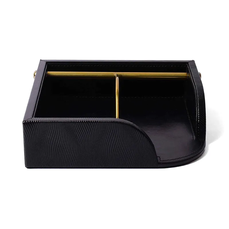 Veltrix Nuo Faux Leather Tissue Holder - Black media 6