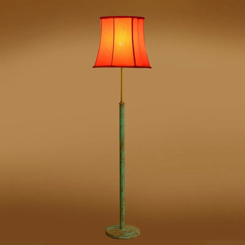 Misty Morning Wooden Floor Lamp - Orange media 7