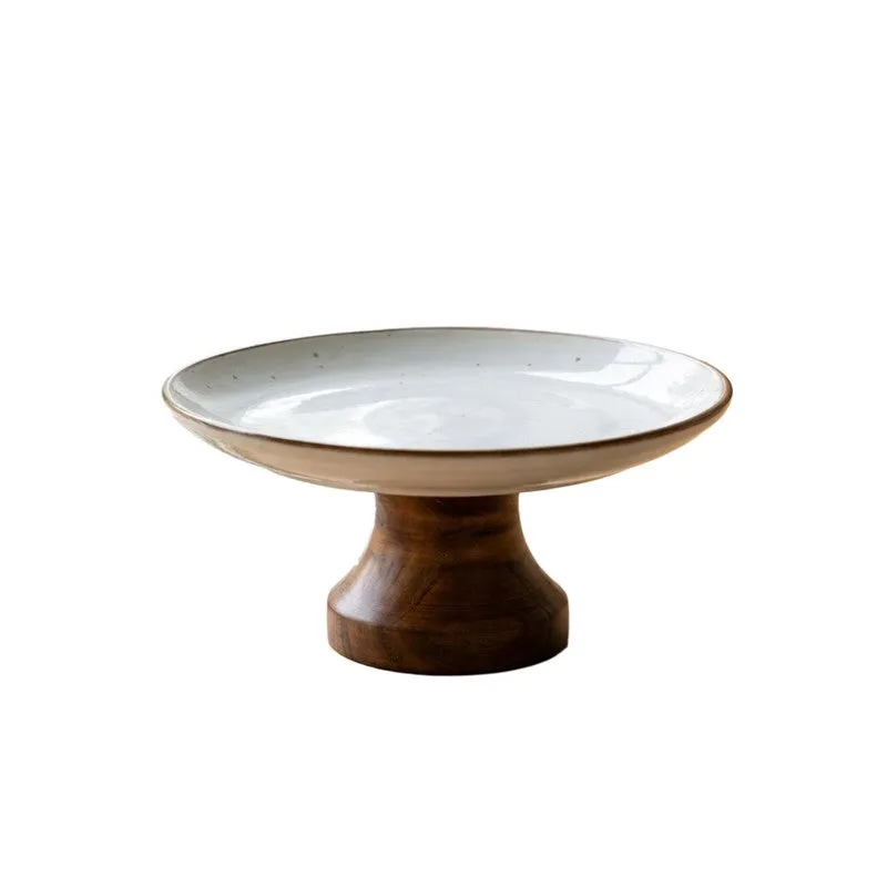 Border Round Ceramic Cake Stand media 4