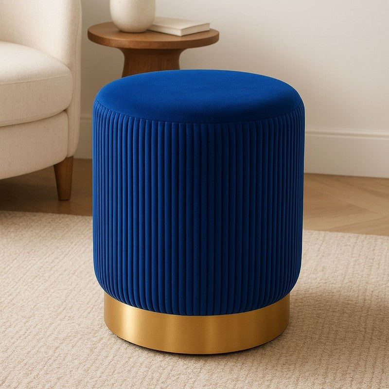 Solvante Aura Ottoman - Blue