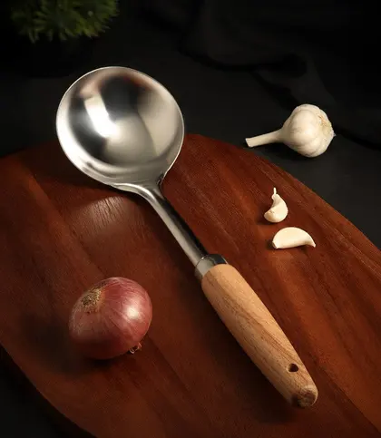 Wood · Stainless Steel
