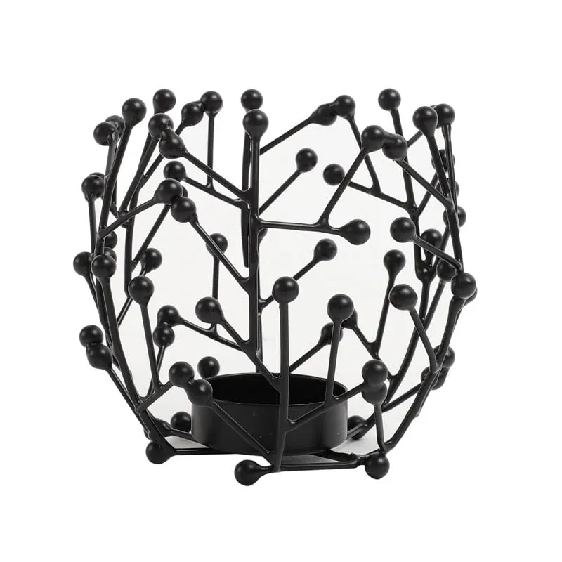 Crony Tea Light Candle Holder - Black media 6
