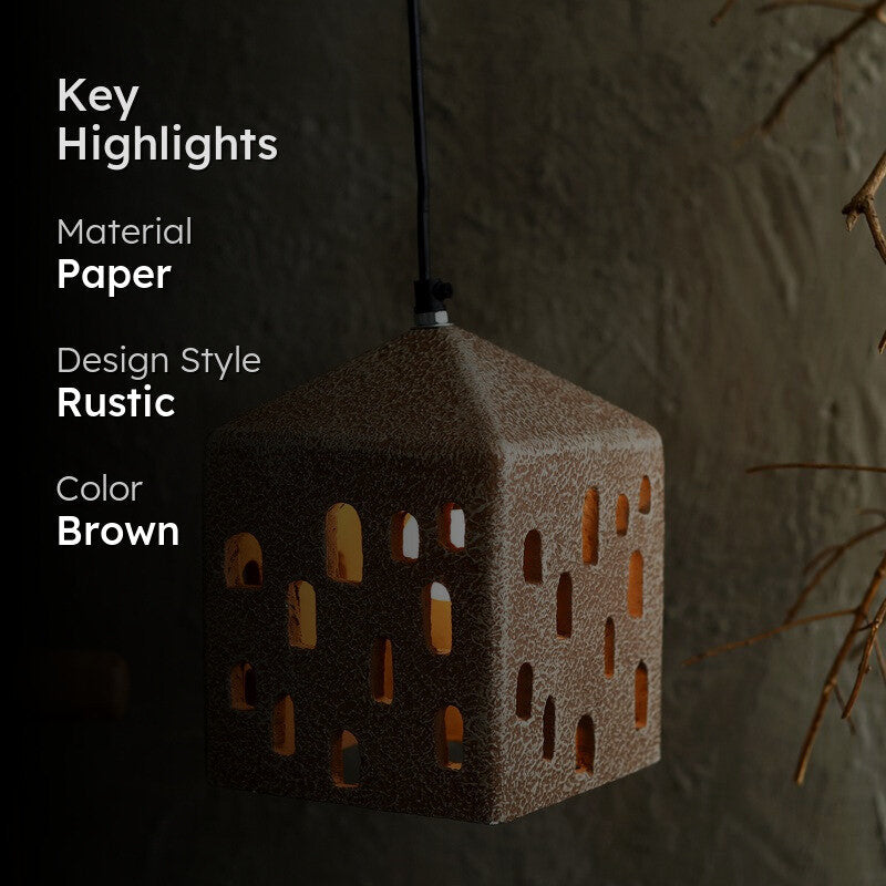 Orange Tree Flinstone Ceiling Lamp media 2