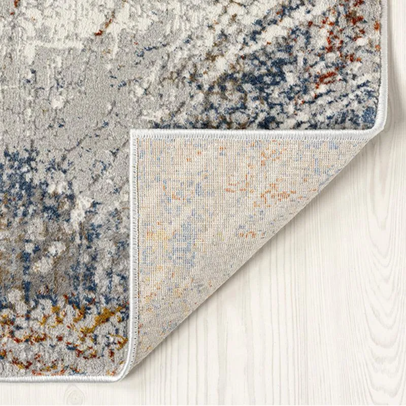 Rusto Abstract Carpet - Blue & Yellow media 4