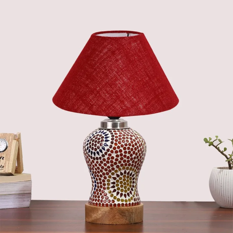 Canvra Wooden Table Lamp - Multicolor media 4