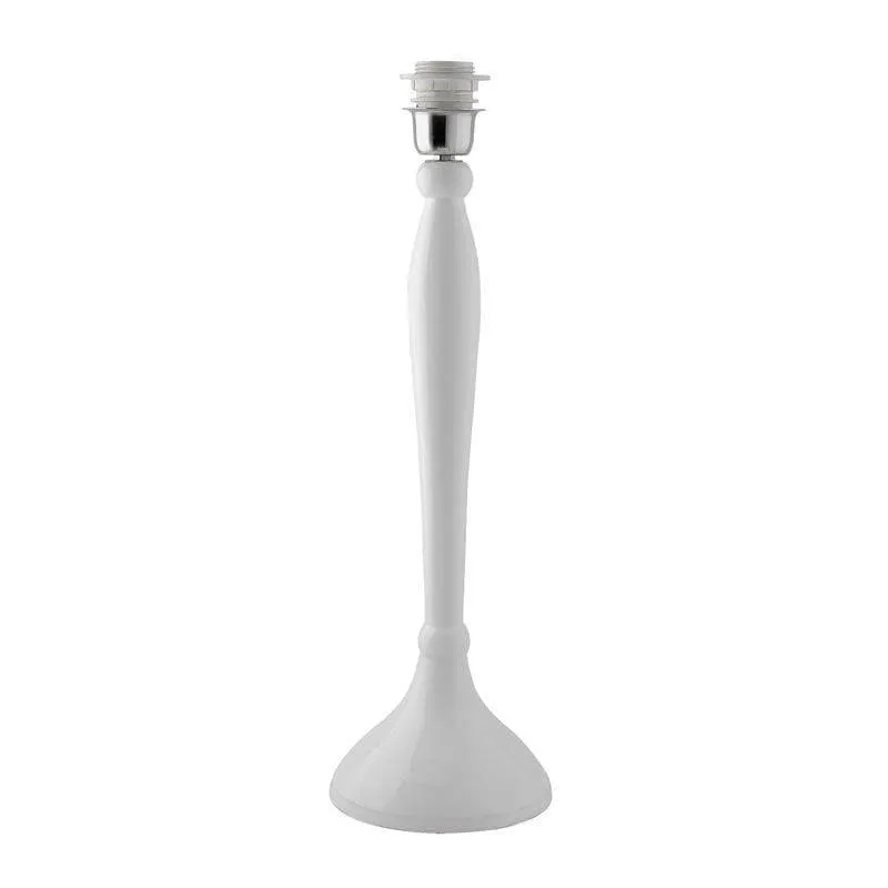 Royal Ovoid Fabric Table Lamp - White media 4