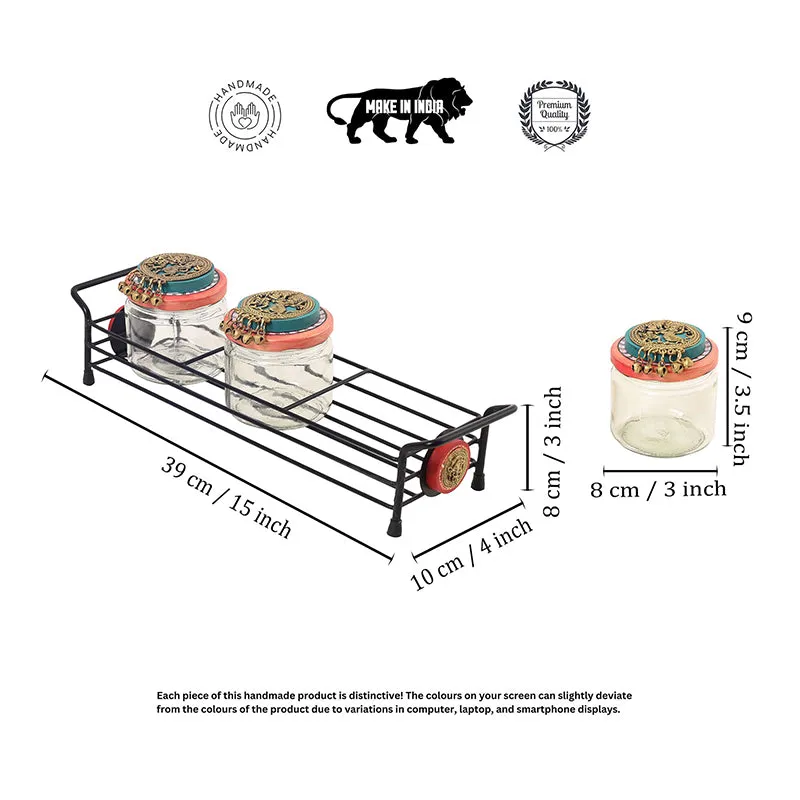 Samvad Jar Set With Tray - Four Piece Set media 6