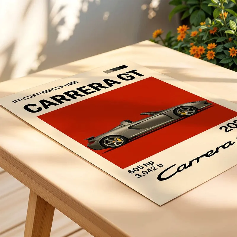 Carrera GT Legacy Wall Poster media 4