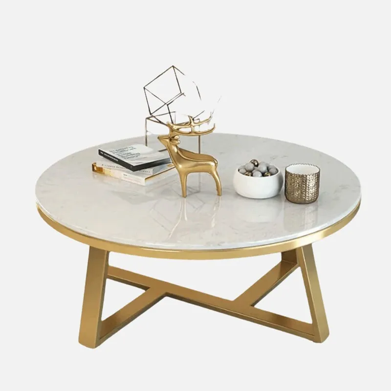 Angla Accent Table with Marble Top media 5