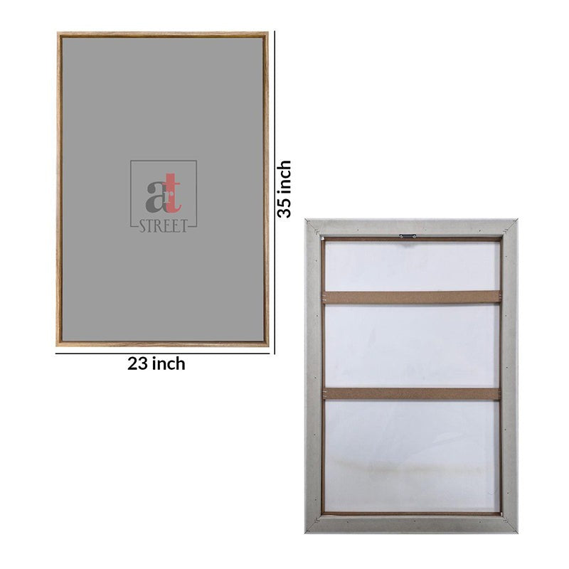 Fragmented Harmony Canvas Abstract Wall Art With Frame media 8