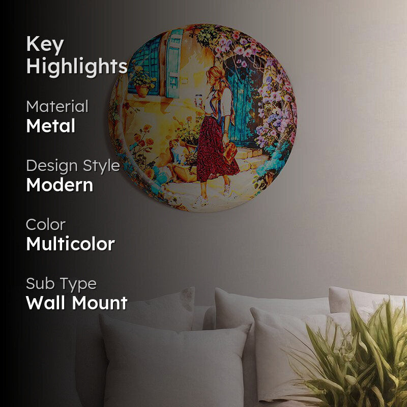 Varian Printed Metal Wall Plate media 2