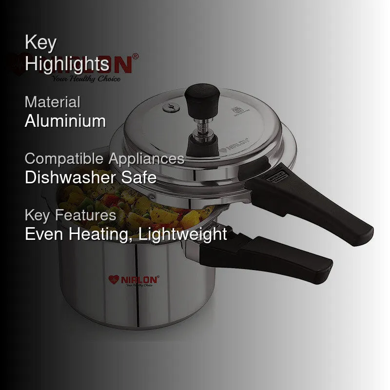 Nirlon Pressure Cooker - 3000 mL/ 8 Inches media 2