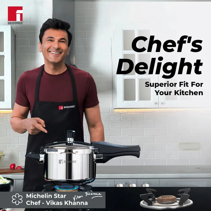 Bergner Trimax Triply Pressure Cooker With Outer Lid - 6500 mL media 3