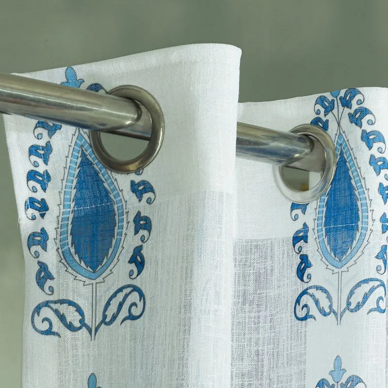 Whispa Linen Texture Sheer Curtain - Set Of Two media 5