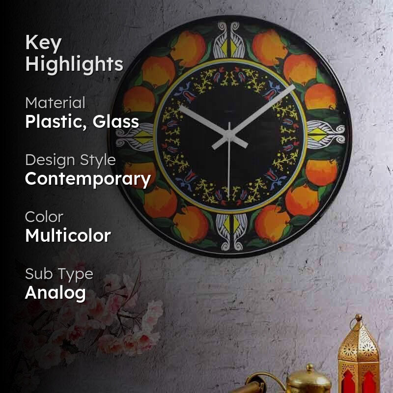 Fruits of Italy Wall Clock media 2