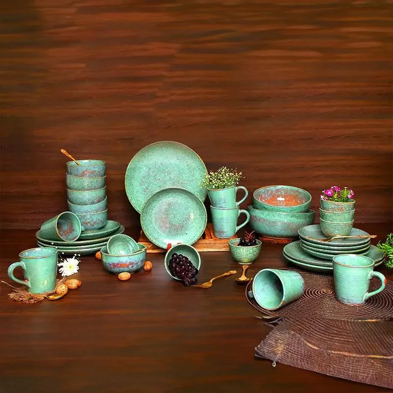 Lexira Handmade Dinner Set - 32 Piece Set media 4