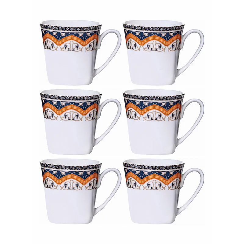 Sonaki Ledo Ethnic Bone China Tea Cup (180 mL Each) - Set Of Six media 3