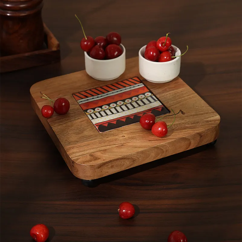 Arisha (Wood,Ceramic) Platter media 4