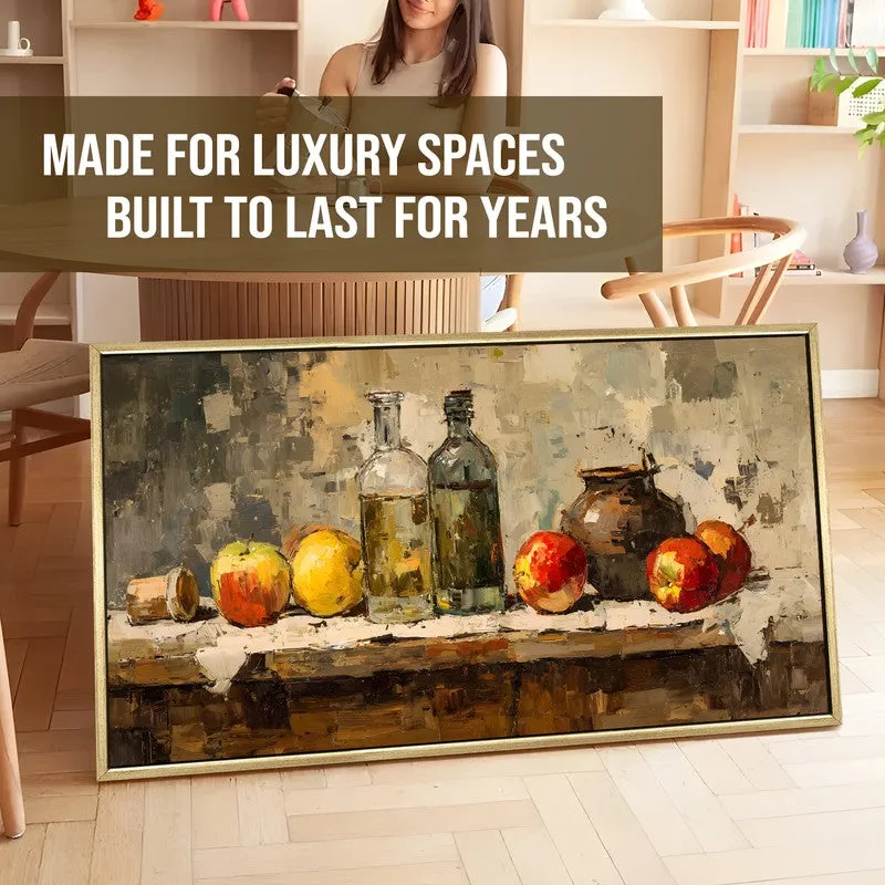 Orchard Table Canvas Wall Painting With Frame media 5