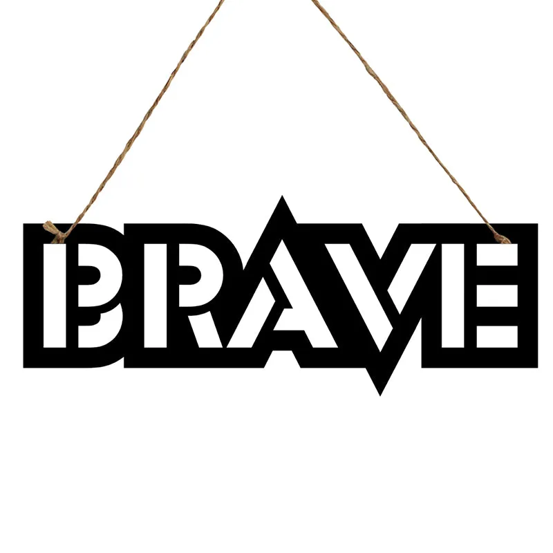 Brave Mild Steel Wall Accent media 3