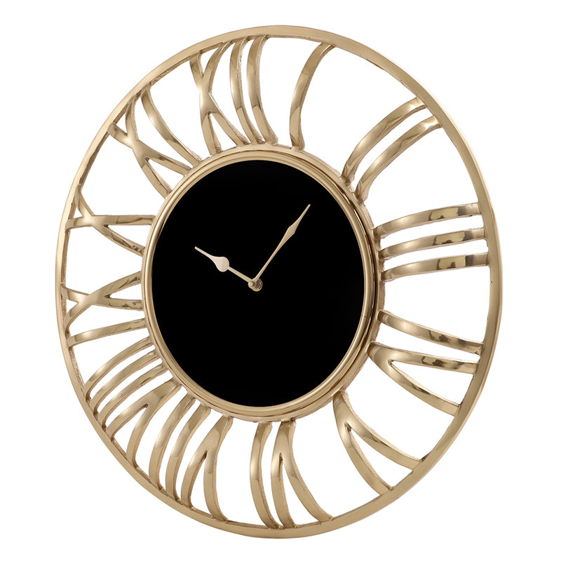 Esha Romanus Wall Clock - Gold media 4