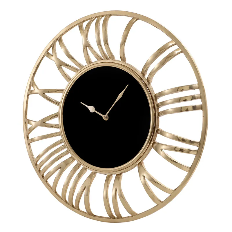 Esha Romanus Wall Clock - Gold media 4
