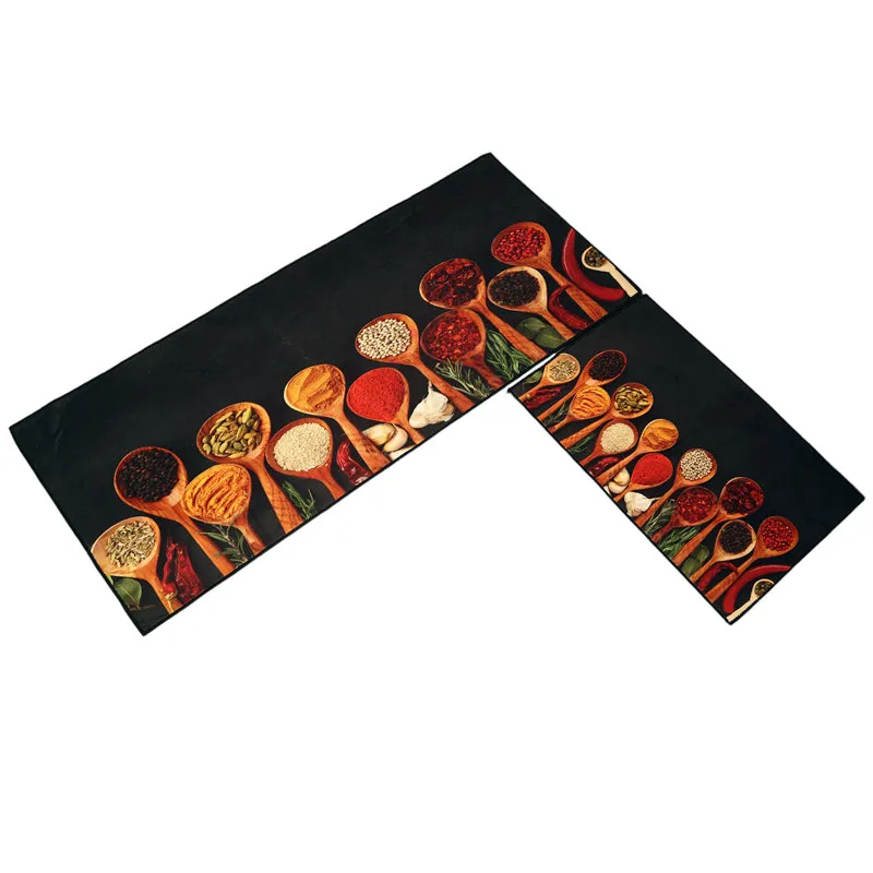 Spice Club Kitchen Nylon Runner Rug - Set Of Two media 3