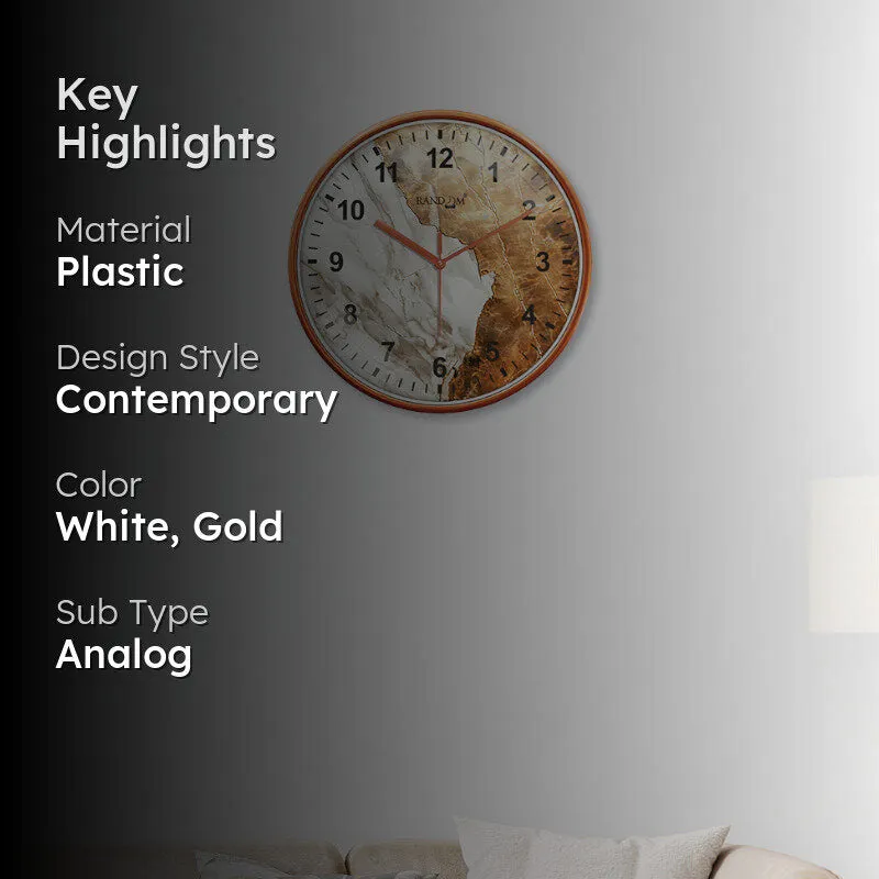 Amber Shore Wall Clock media 2