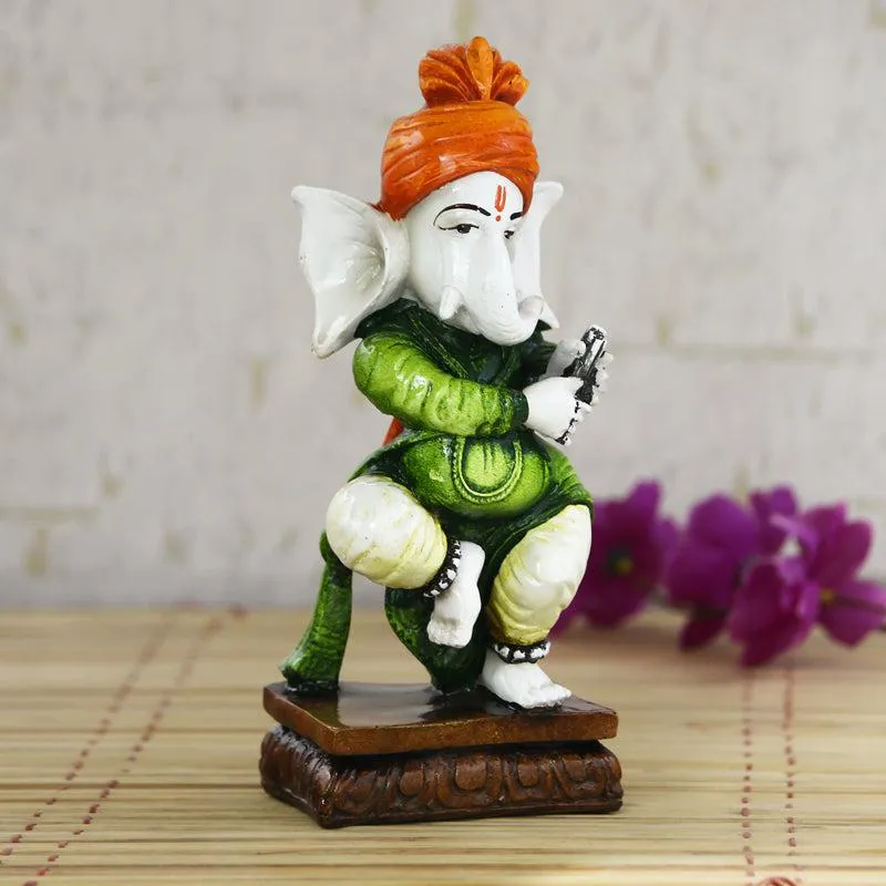 Lord Ganesha Whimsy Dance Showpiece media 1