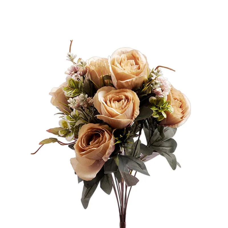 AarviDecor Classic Rose Silk Artificial Flowers media 4