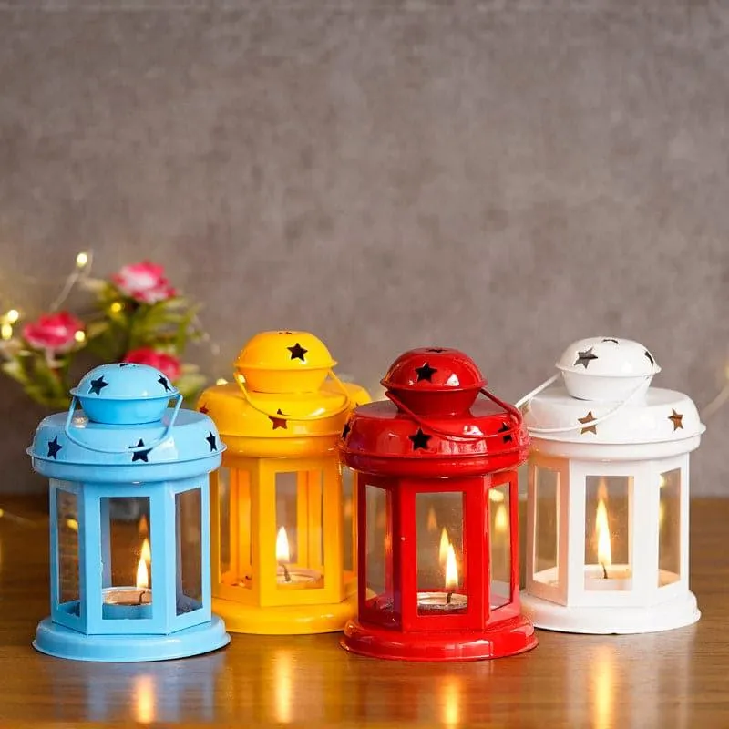 Lantern Lore Tealight Candle Holder - Set Of Four media 1