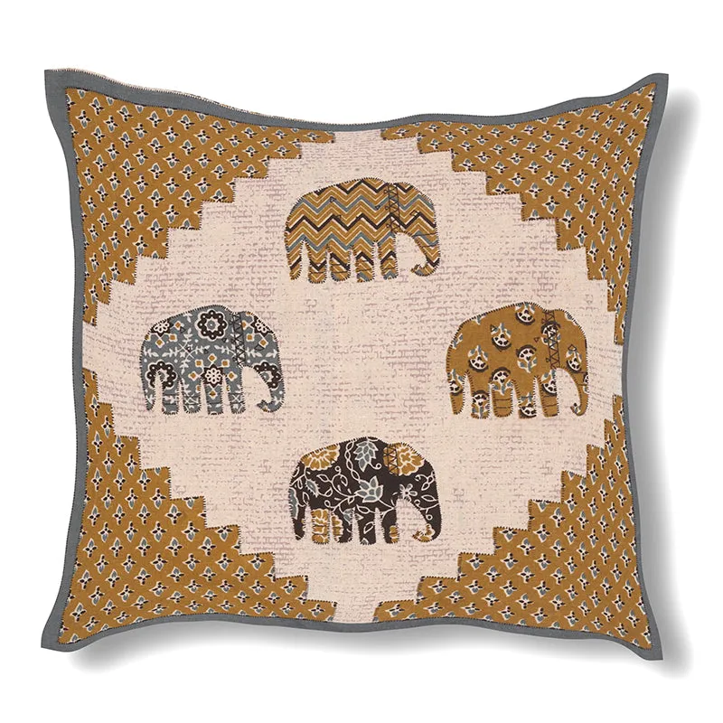 Anaahitha Ethnic Cotton Diwan Set (Brown) - Six Piece Set media 4