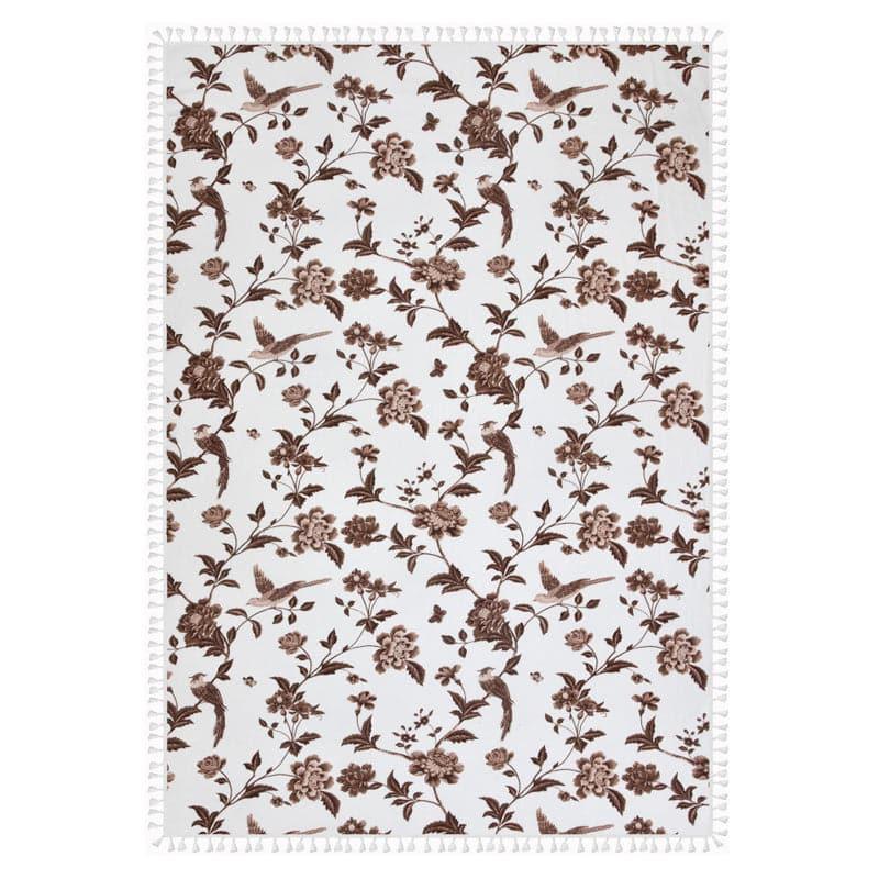 Vipasa Floral Table Cover - Brown media 6
