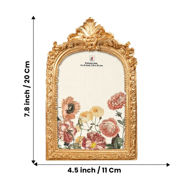 Golden Twirl Resin Photo Frame media 8