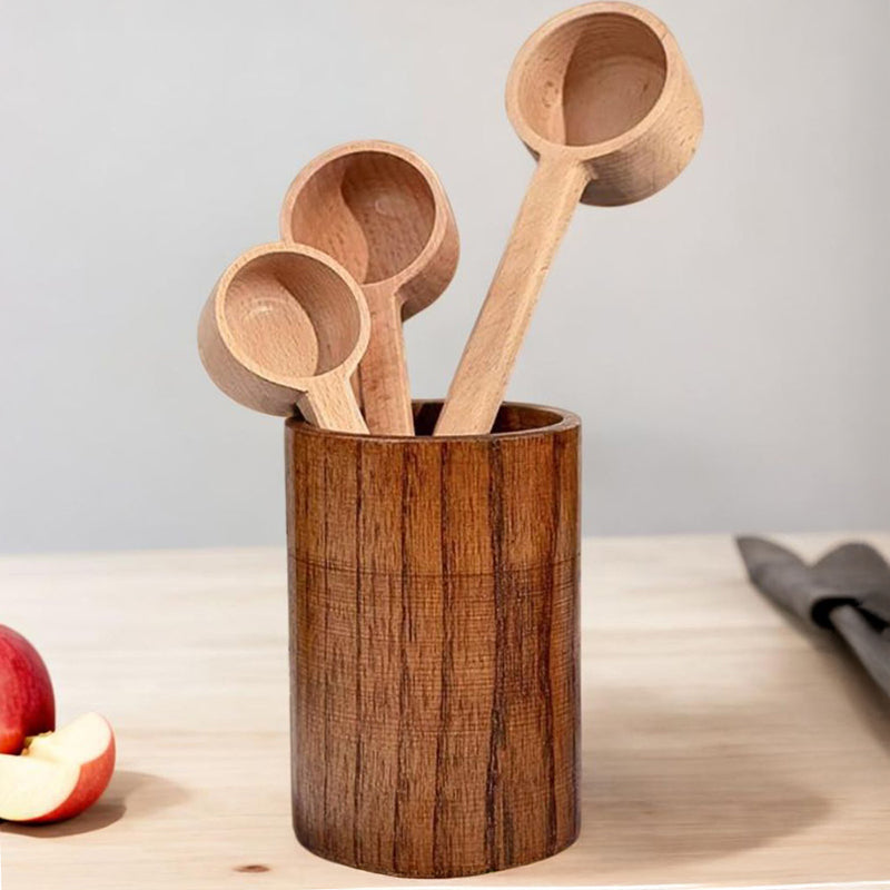 Cutlora Sheesham Wood Cutlery Holder