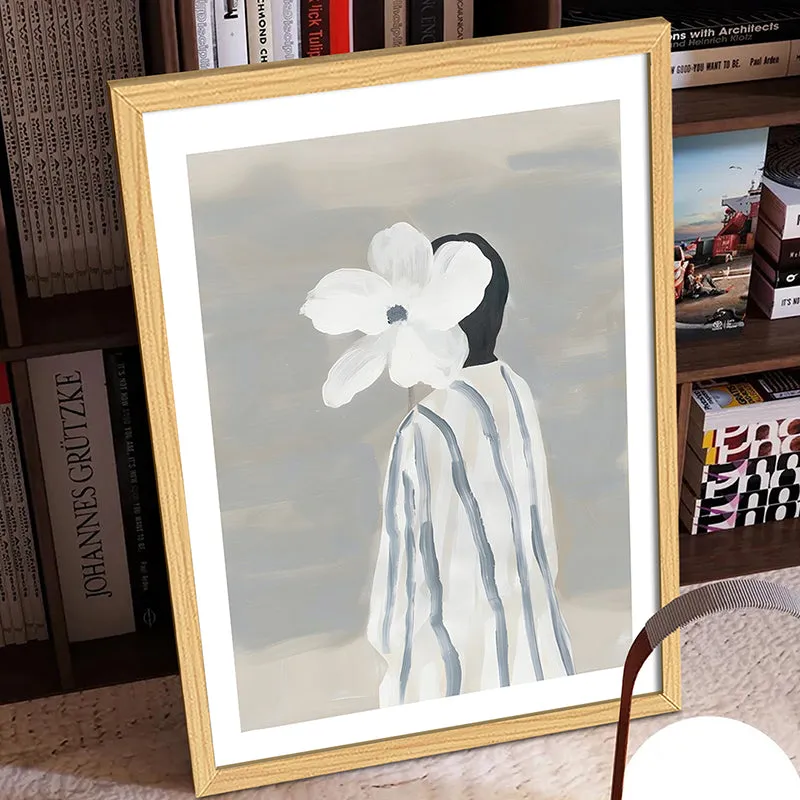 Petal Striped Femme Wall Art media 3