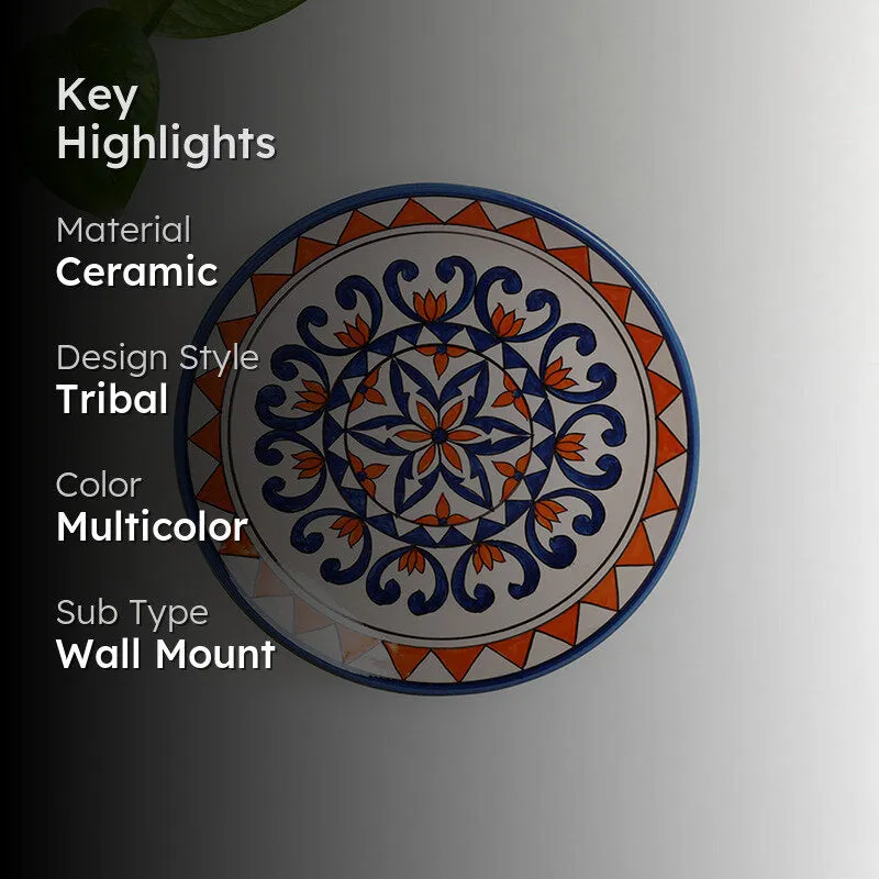 Star Real Handpainted Wall Plate media 2