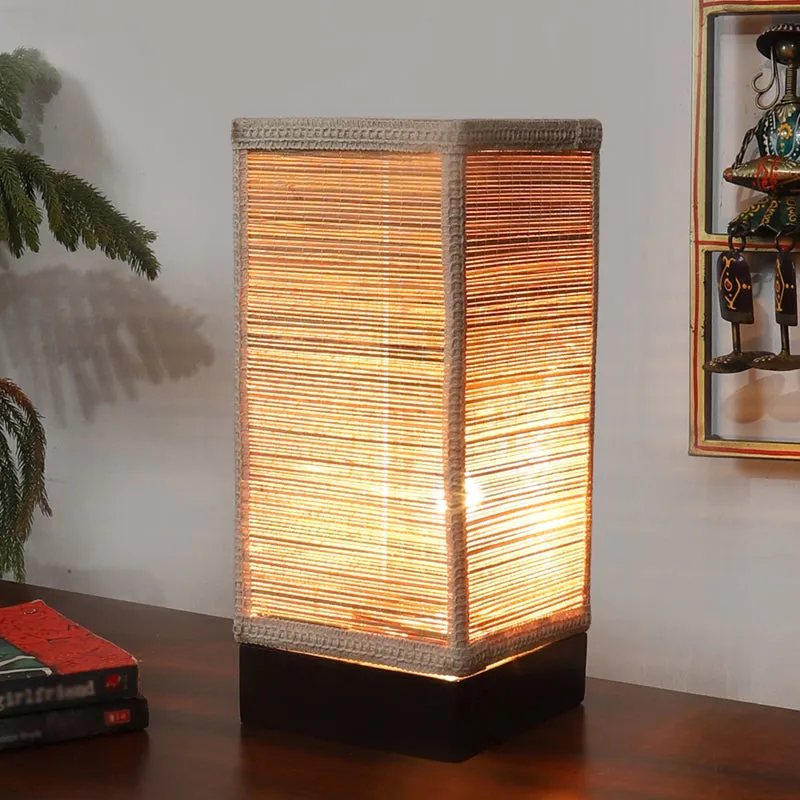 Vionelle Bamboo Table Lamp - Black media 3
