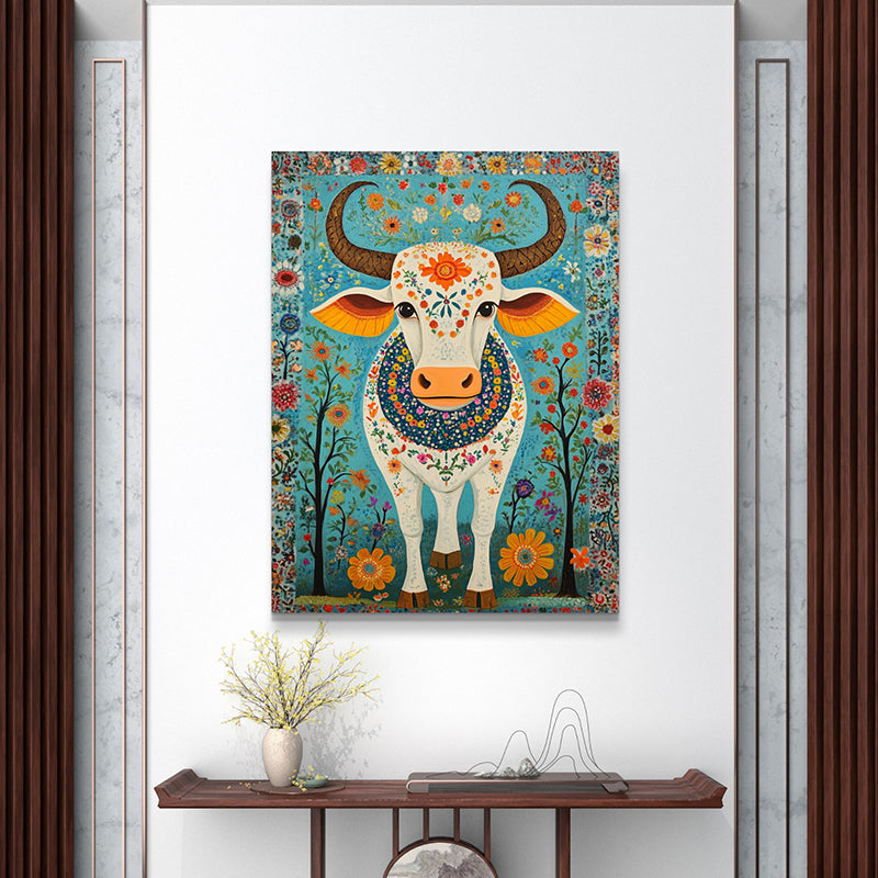 Vrishabha Trance Wall Painting