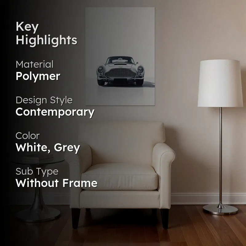 Classic Elegance Wall Poster - Grey media 2