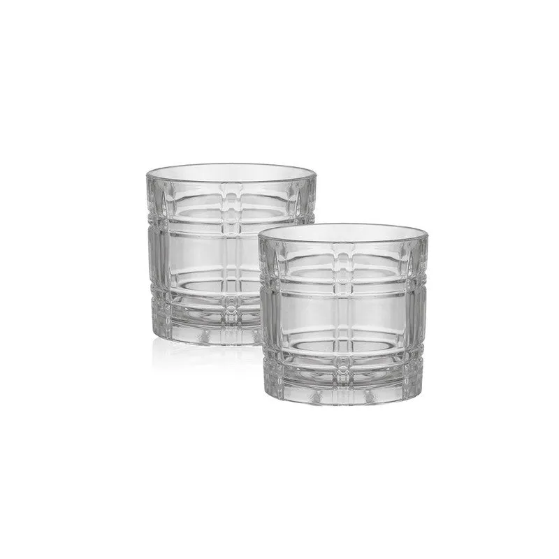 Premium Crystal Gridline Whiskey Glasses (337 mL Each) - Set Of Two media 7