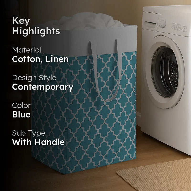 Calto Laundry Basket - Blue media 2